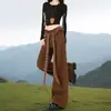 Estilo High Street Holgados Control de Abdomen Cómodos de Moda Versátiles Jeans, Delgados Sueltos de Cintura Alta Versátiles Jeans para Mujer