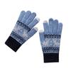 Guantes para Mujer en Otoño e Invierno, Navidad, Cálidos y a Prueba de Frío, de Cinco Dedos para Ciclismo, Tejidos para Pantalla Táctil, Estilo Británico para Estudiantes Varones