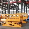 Elevador hidráulico fijo de 3 toneladas 5 toneladas plataforma de carga y descarga para taller de fábrica pequeña montacargas de doble horquilla