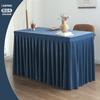 Mantel para reuniones, faldón para mesa, para hotel, negocios, salas de conferencias, capacitación especial, color sólido, extra grande, mantel rectangular