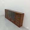 Gabinete de Exhibición y Almacenamiento para Uñas de Arte Madera Maciza Gabinete de Almacenamiento para Accesorios de Uñas de Arte Gabinete de Almacenamiento para Esmalte en Gel Gabinete de Piso para Salón de Uñas