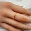 Anillo Sencillo de Bambú Micro-Pavimentado con Circonita, Personalizable, Moderno, Versátil, de Alta Gama, con Temperamento, Anillo Abierto Ajustable