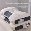 Novo Núcleo de Travesseiro Antibacteriano com Proteção para o Pescoço, Lavável e Lavável à Máquina, Não Deforma, Auxilia o Sono, Adequado para Dormitórios e Uso Doméstico Adulto