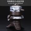 Juego de Té de Arcilla Púrpura Juego Hogar Lujo Accesible de Alta Gama Artefacto Automático para Hacer Té Perezoso Taza de Té Tetera Kung Fu Estilo Nuevo 2024