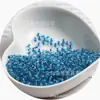 Super-Excelente 2 3 4 mm Transparente Núcleo de Color Vidrio Cuentas de Arroz Hecho a Mano DIY Cuentas Sueltas Accesorios para Joyería Descuento Venta al por Mayor