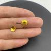 Accesorios de joyería de aleación DIY pétalos huecos soporte de flores cuentas espaciadoras para pulsera cuentas de posicionamiento material de capullo de flor V149