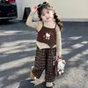 Traje de Niña Ropa de Otoño 2026 Nuevo Estilo Conjunto de Tres Piezas para Bebé de Principios de Otoño Ropa Coreana Única Exquisita para Niños