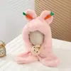Conjunto de Chapéu e Cachecol de Inverno para Bebê com Forro de Fleece Quente à Prova de Vento com Proteção para as Orelhas para Meninos e Meninas Chapéu Espesso e Fofo