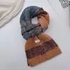 Bufanda de Lujo Ligero Inspirada en Celebridades, Alta Calidad, Rayas Retro con Bloques de Color para Mujer, 100% Lana Pura, Estilo Academia Británica, Invierno