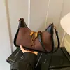 Bolsa Pequena Fosca Yangshulin Bolsa Transversal Feminina 2025 Nova Bolsa Carteiro Retro de Alta Qualidade Bolsa Croissant Bolsa de Ombro