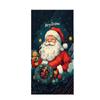 Cortina de Puerta de Dibujos Animados Navideños Amazon Tapiz Tela Colgante para Entrada de Patio Fondo de Fiesta Festiva Tela Colgante