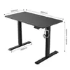 Mesa Ajustável Elétrica Mesa de Computador Mesa para Sentar e Levantar Mesa com Motor Único Estrutura de Mesa Ajustável Bancada Ajustável