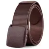 Cinturón Nuevo de Lona de Nylon Casual Versátil para Hombre Forrado Engrosado Entrenamiento Militar Estudiante Cinturón Versátil