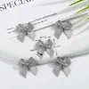 Stock del Fabricante Lazo de Poliéster Envuelto de Doble Cara de 0.7 cm Mini Lazo de Color Sólido Cinta para Envolver Regalos Flor