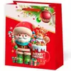 Bolsas de Regalo Gruesas Navideñas Set de Comercio Exterior Transfronterizo de Amazon Bolsas de Tote Navideñas Bolsas de Regalo de Tamaño Grande