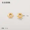 Nuevo Modelo de Accesorios de Cobre Chapado en Oro de 24K "Riqueza Instantánea", Accesorios DIY Caballo Pequeño Hielo Triturado, Accesorios de Lujo Ligero de Gama Alta