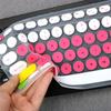 Adecuado para Teclado Bluetooth Inalámbrico Logitech K780 y Teléfono Móvil Android Película Protectora Retro Haizhi Q1 Cobertura Total