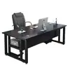 Escritorio simple para una persona, escritorio de computadora, escritorio minimalista moderno para supervisor, combinación de escritorio y silla de oficina