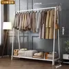Simple perchero de pie para ropa para uso doméstico en el dormitorio, perchero móvil para balcón interior, perchero para dormitorio