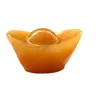 Decoración de lingote de Jade beige al por mayor tamaño grande pequeño lingote de Jade y oro cornucopia fortuna feng shui regalo de apertura de tienda