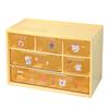 Caja de almacenamiento tipo cajón a prueba de polvo Jiugongge estilo ins, transparente, para el hogar, dormitorio, escritorio, joyería, artículos diversos, caja de acabado