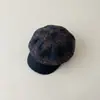 Gorra Yipan para Niños Otoño e Invierno Nueva Gorra Plana Informal Moda Boina Cálida de Bebé para Niñas