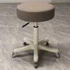 Salón de Belleza Barbería Taburete Especial Peluquería Manicura Maquillador Taburete Grande de Trabajo con Ruedas Silla para el Hogar Tocador Silla Giratoria
