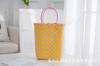 Bolsa Grande Tejida a Mano Bolsa Creativa para Regalo DIY Bolsa Abierta de Playa Bolso de Mujer Bolsa Tejida de Plástico Bolso Bandolera