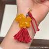 Cera de Abeja de Segunda Generación Varios Estilos Oso Bolsa de Queso Colgante Llavero DIY Exquisito Adorno de Joyería