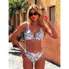 2026 Novo Biquíni Sexy Europeu e Americano Três Peças para Praia e Spa Maiô Duas Peças para Mulheres, Comércio Exterior da Amazon Roupa de Banho