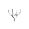 Liga de Titânio F136 Base para Cravação de Quatro Garras Zircônia 5A Corte Fireworks Stud para Osso da Orelha Base de Quatro Garras Fábrica Personalizada
