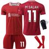 Uniforme de Entrenamiento de Fútbol 2425 Jersey Liverpool No. 11 Salah 9 Firmino 66 Arnold 10 Mccully