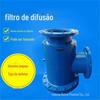 Filtro de difusão em aço carbono tipo dispositivo de descontaminação do tipo sucção ângulo geral da bomba de água através da separação sólido-líquido do filtro de difusão
