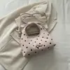 Bolsas de Designer de Nicho para Mulheres, Grande Capacidade, Nova Bolsa de Ombro Transversal com Bolinhas Vintage 2026, Bolsa de Mão Casual Bolsa Dumpling