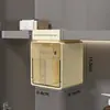 Gabinete de baño, caja de almacenamiento para mascarillas faciales, gabinete de pared, encimera, gabinete debajo del espejo, estante cosmético sin taladro