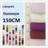 Direto da fábrica spot chiffon criptografia de rugas crepe crepe crepe vestido das mulheres calças xale camisa tecido