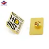 Broche de Marca Publicitaria Corporativa Long Zhiyu Hecho a Medida Insignia Metálica de Moda Pequeño Regalo para Evento Insignia con Logo Personalizado