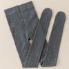 Outono e Inverno Novos Meias-Calças Leggings de Torção de Cânhamo de Algodão Escovado Estilo Japonês Roupa Externa Feminina de Algodão Meia-Calça Quente Retrô