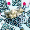 Papel de Copia Wx212 Estampado Leopardo Azul 17g Papel de Envoltura a Prueba de Humedad para Dulces de Regalo Papel Decorativo Sydney Estampado Leopardo Animal