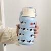 Copo Térmico Infantil Copo Duplo para Beber Aço Inoxidável 316 Alto Valor de Cor Luxo Leve Sensação Avançada Ventosa Presente para Estudante Copo d'Água