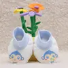 Cuatro Estaciones Cubre Pies Nuevo Bebé Zapatos para Recién Nacido Zapatos de Algodón Puro Cubre Pies de Hilo Cubierta Anticaída para Zapato de Niño Pequeño