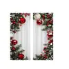 Amazon Venda Quente Transfronteiriça Cortinas com Impressão Digital Série de Natal Decoração de Casa Cortinas Blackout SHIEN Dropshipping