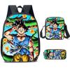 Mochila Nueva de Anime de Dibujos Animados de Dragon Ball de Amazon para Estudiantes de Primaria y Secundaria, Bolsa Escolar, Bandolera, Estuche para Lápices, Set de Tres Piezas