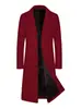 [Em Estoque] Casaco Longo da Moda Slim Fit para Primavera e Outono 2025 Longo Trench Coat Estilo Britânico Masculino Casual Versátil