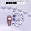 Diamantes de Joyería para Arte de Uñas con Forma Especial de Fondo Plano Blanco al Por Mayor Diamante de Corazón de Vidrio Diamante Gota de Agua Pedrería Accesorios para Uñas Usables DIY