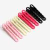 Pinza para el cabello de color dopamina, clip ondulado, pinza para el cabello rota, clip para flequillo sin costuras de una palabra, no daña el cabello, accesorios para el cabello, adorno para la cabeza, estudiantes