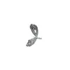 Pendientes de clip con lazo sin perforaciones para mujer, estilo moderno y elegante.