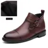Botines Chelsea para Hombre Transfronterizos, Zapatos Formales de Negocio para Hombre, Botines Cortos, Botas para Motociclista, Estilo Retro Británico Temu