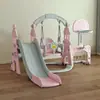 Juego de Columpios y Tobogán Infantil al por Mayor para Uso en Casa, Piscina de Bolas Oceánica para Interiores, Canasta de Baloncesto para Bebé, Porterías de Fútbol Juguetes