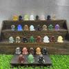3cm Halloween Más Vendido Piedra Natural Fantasma Pequeño Fantasma de Piedra Semipreciosa Cristal Fantasma